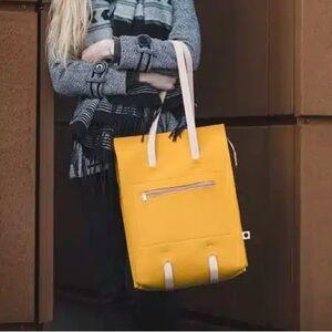 Felt and Leather Shoulder Bag